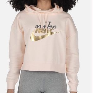 Nike Rally Metallic Peach Clash Crop size M Athleisure